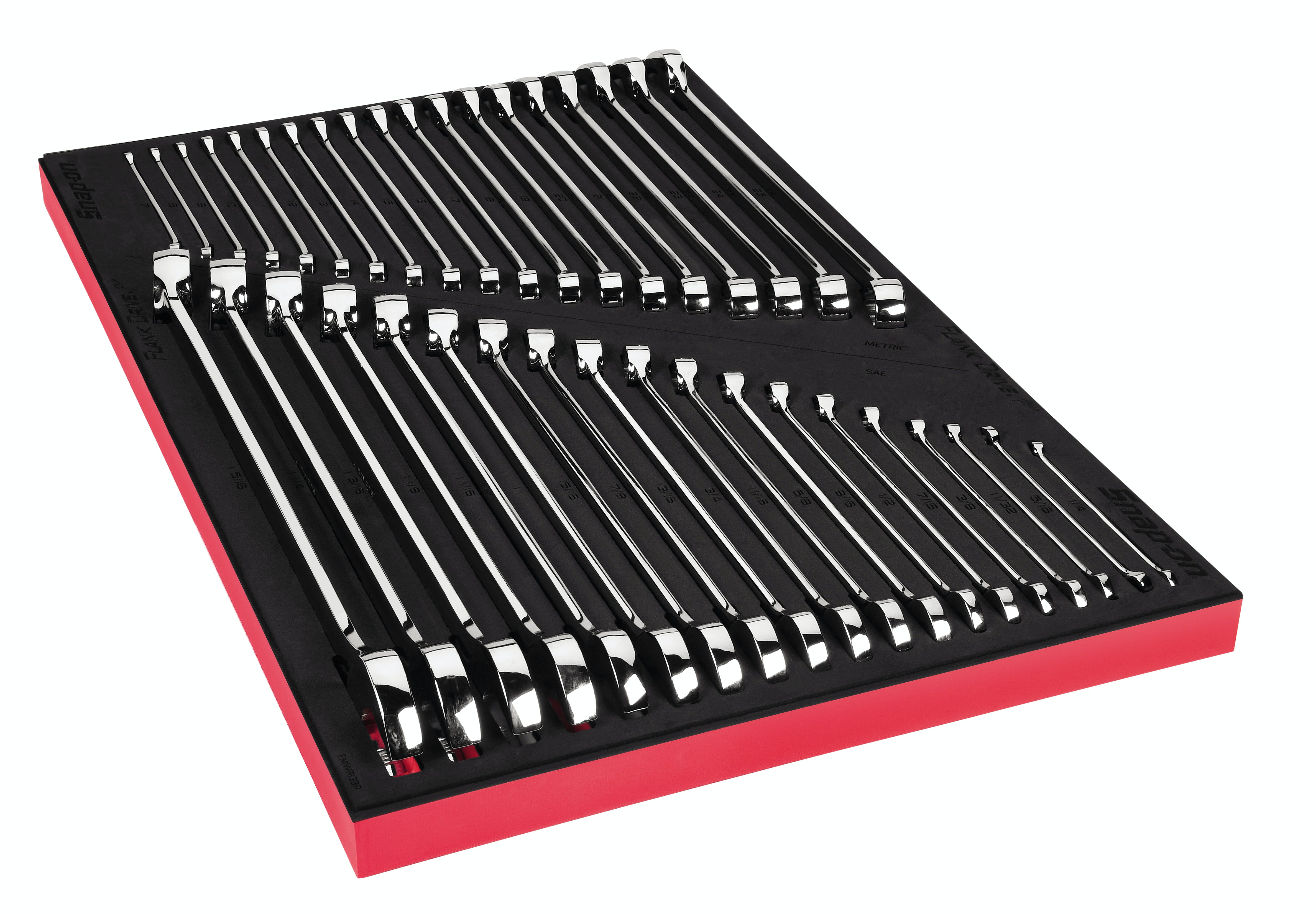 38 pc 12-Point Flank Drive® Plus Combination Wrench Master Foam Set (Red) | SOEXFSET1BR 38 pc 12-Point Flank Drive® Plus Combination Wrench Master Foam Set (Red) | SOEXFSET1BR